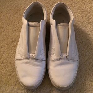 VANS White Leather Shoes
